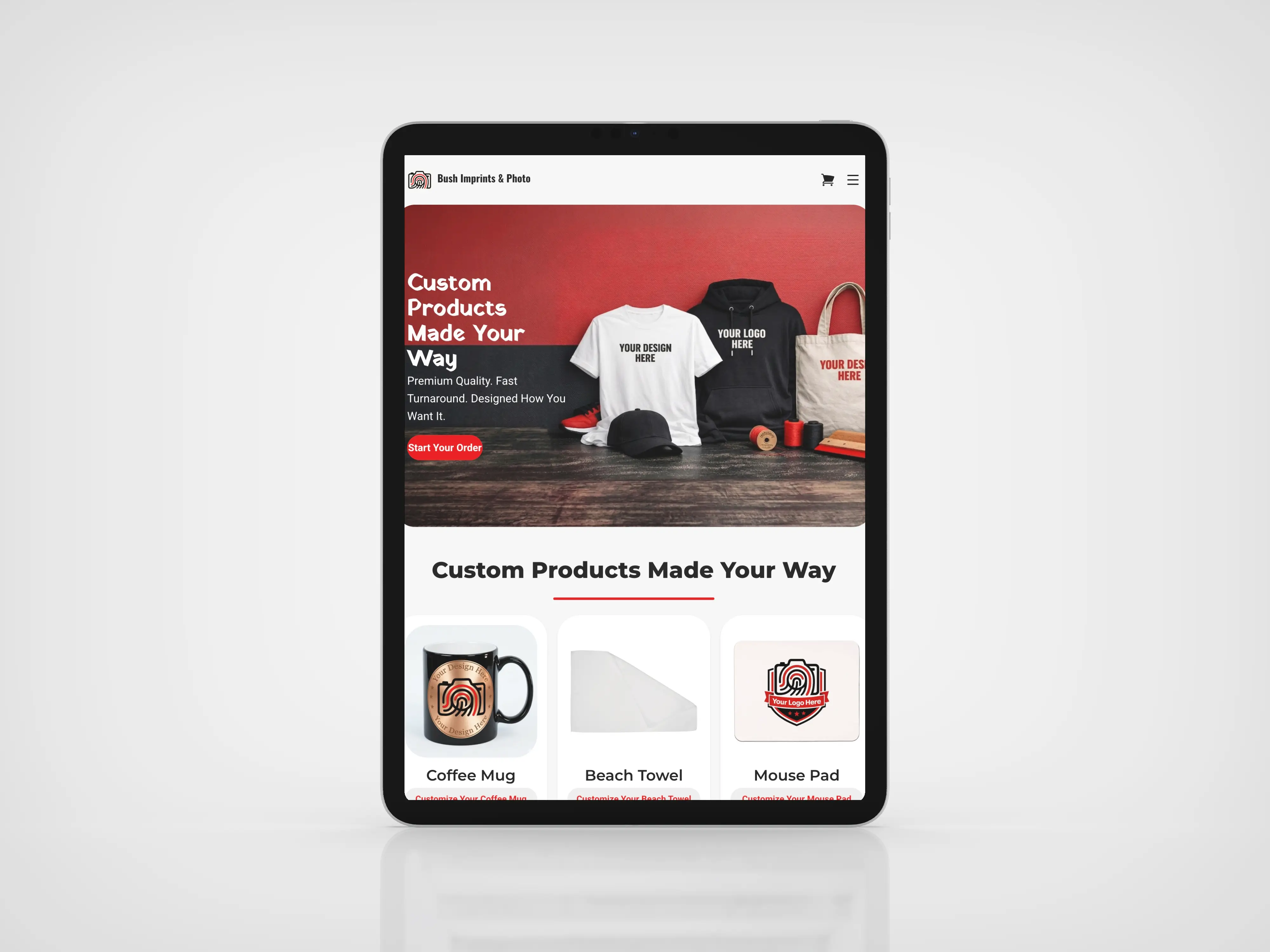 tablet preview